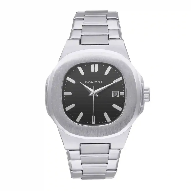Reloj Hombre Brad Negro/Plateado
