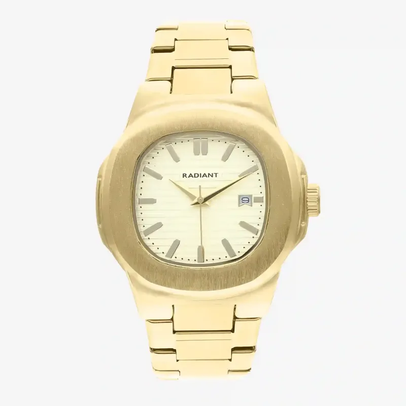 Reloj Hombre Brad Champagne Gold