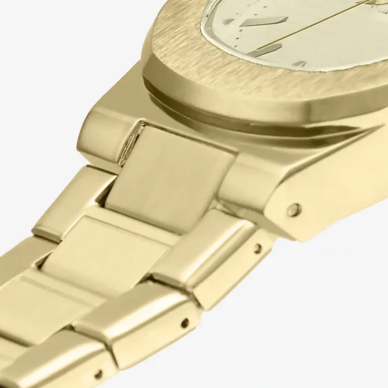 Reloj Hombre Brad Champagne Gold