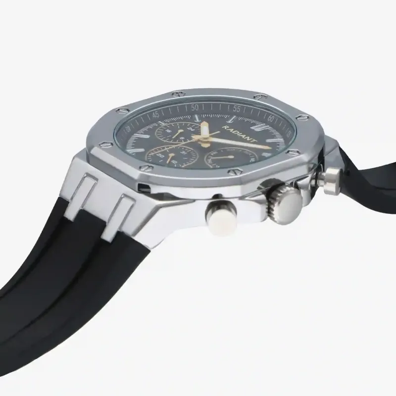 Reloj Hombre Jack Agujas Oro/Silicona