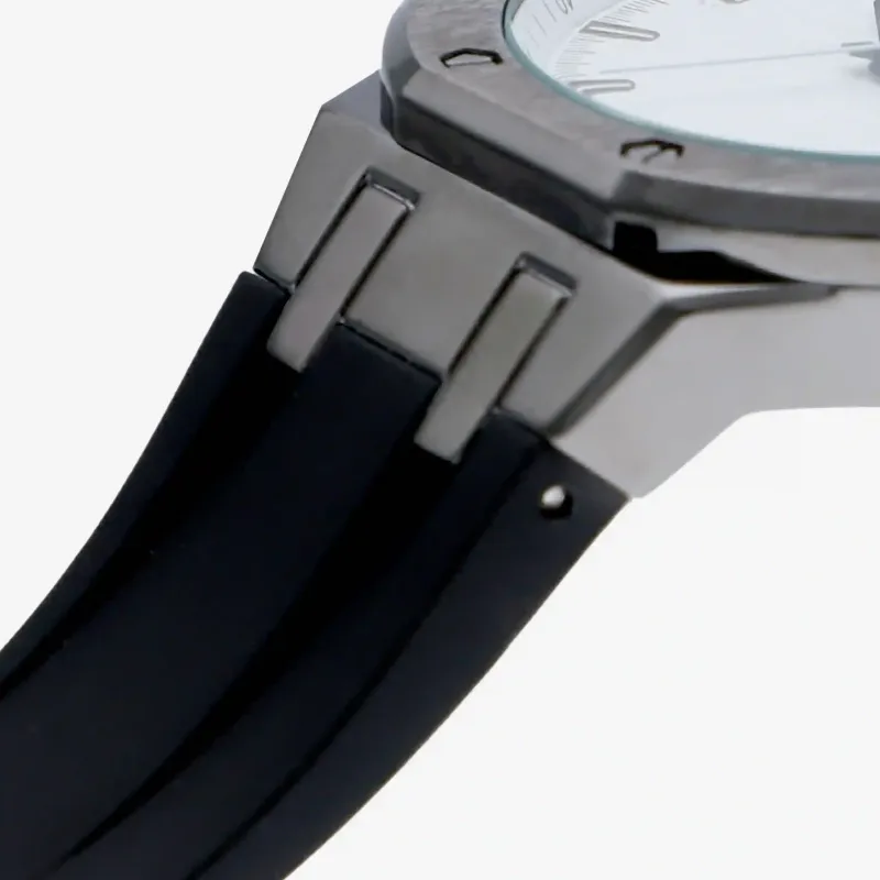 Reloj Hombre Leonardo Blanco/Negro Sili