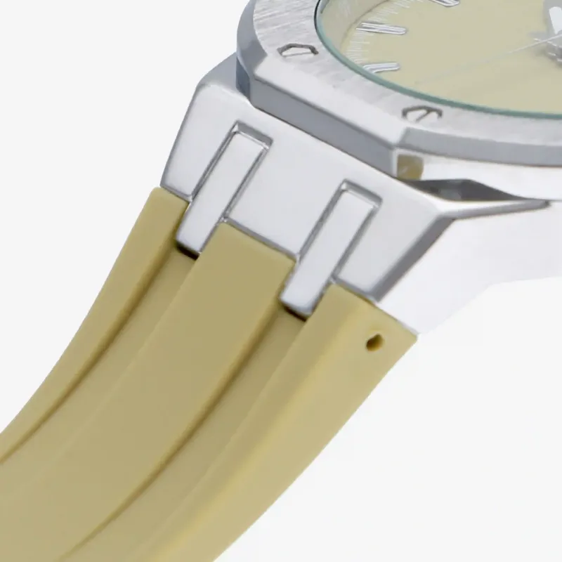 Reloj Hombre Leonardo Verde Correa Silicona