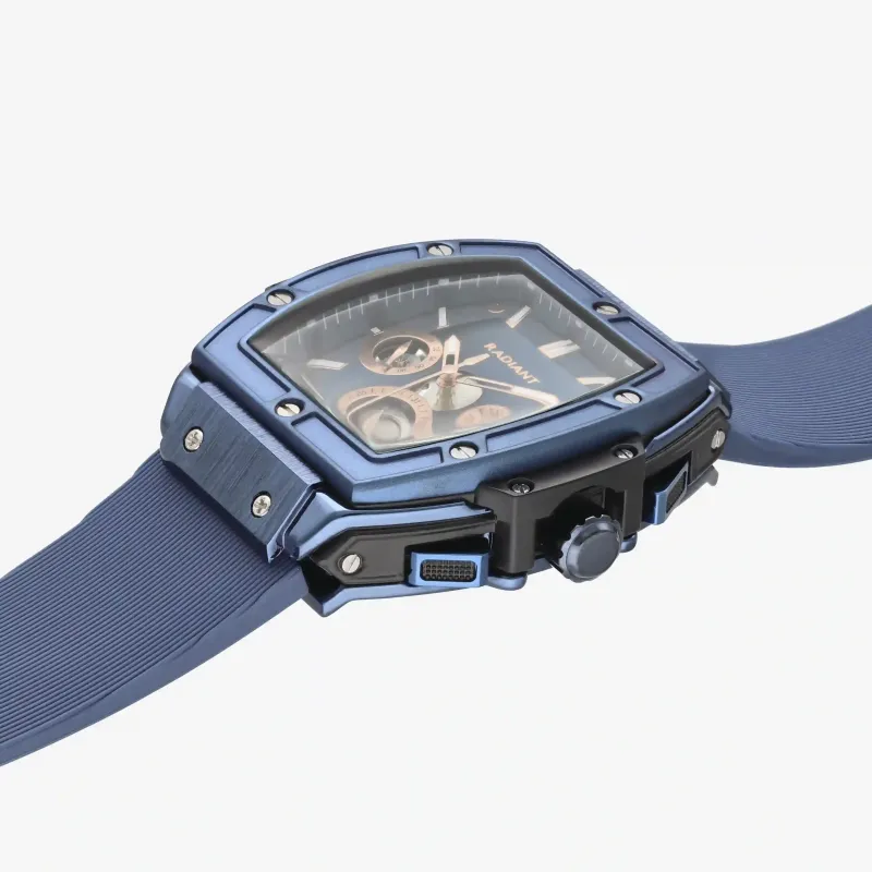 Reloj Hombre Ryan Azul/Correa Silicona | Radiant