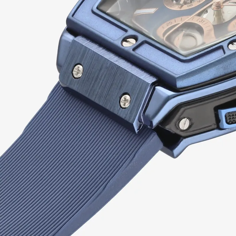 Reloj Hombre Ryan Azul/Correa Silicona | Radiant