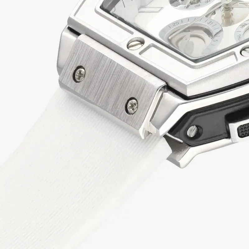 Reloj Hombre Ryan Blanco IPS/Correa Silicona  | Radiant