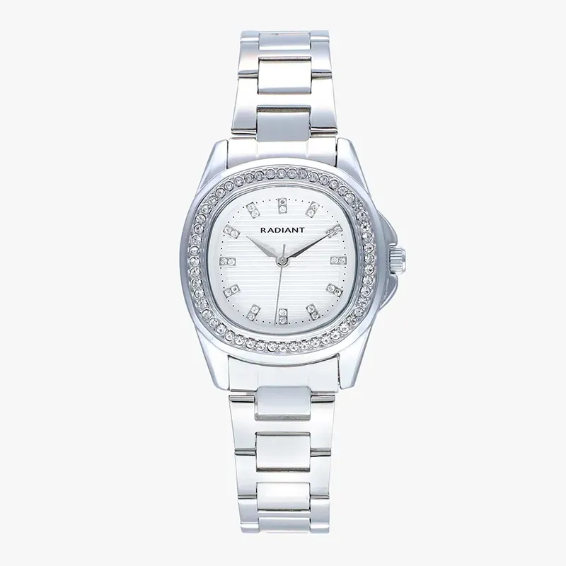 Radiant Scape Reloj de Mujer Plateado con Brazalete de Acero