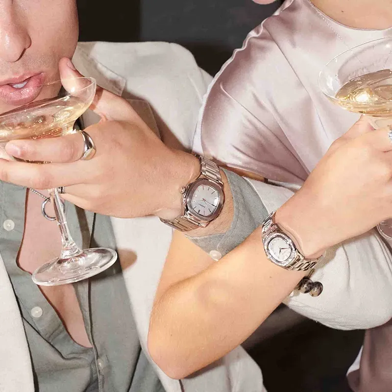 Radiant Scape Reloj de Mujer Plateado con Brazalete de Acero