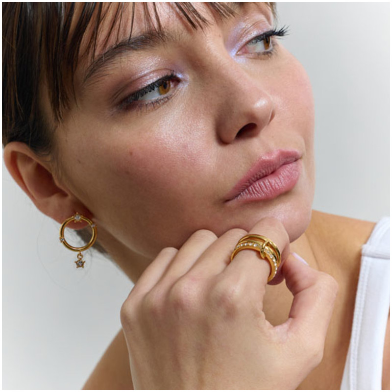 Anillo Mujer Zendaya Dorado | Diseño Clásico y Sofisticado