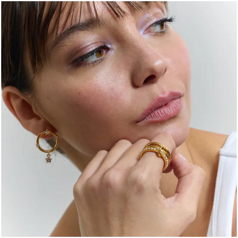 Anillo Mujer Zendaya Dorado | Diseño Clásico y Sofisticado