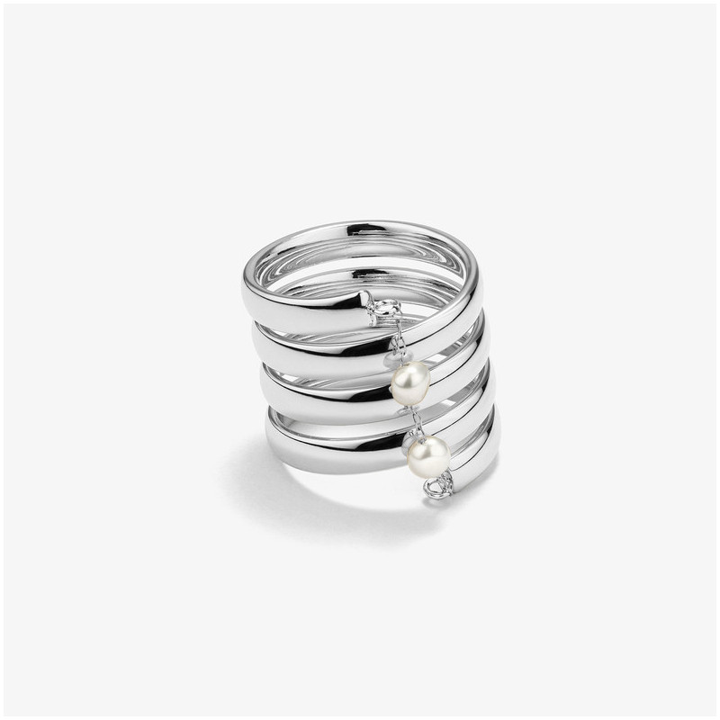 Anillo Mujer Bridgerton Plateado | Diseño Clásico en Acero Plateado