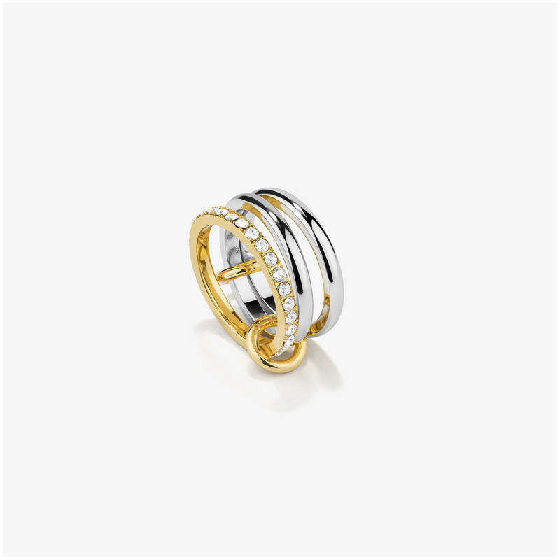 Anillo Mujer Zendaya Bitone | Diseño Sofisticado en Dos Tonos