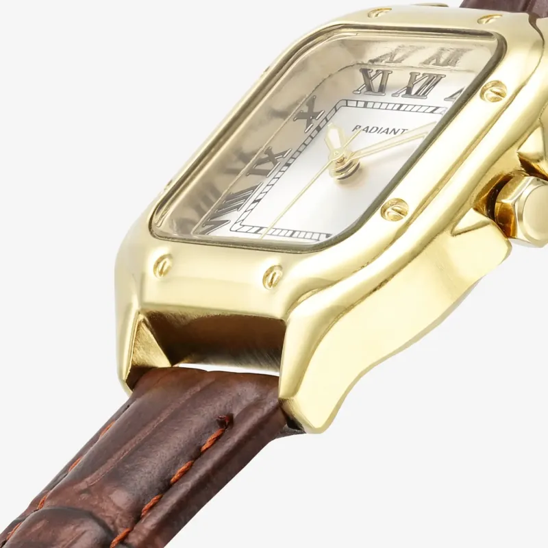 Reloj Mujer Chris Her Marrón/Dorado | Radiant