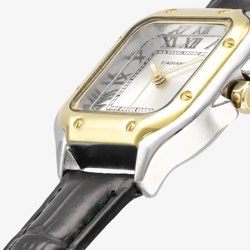 Reloj Mujer Chris Her Negro/Dorado | Radiant