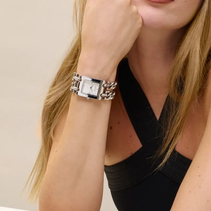 Reloj Mujer Donatella Plateado| Radiant