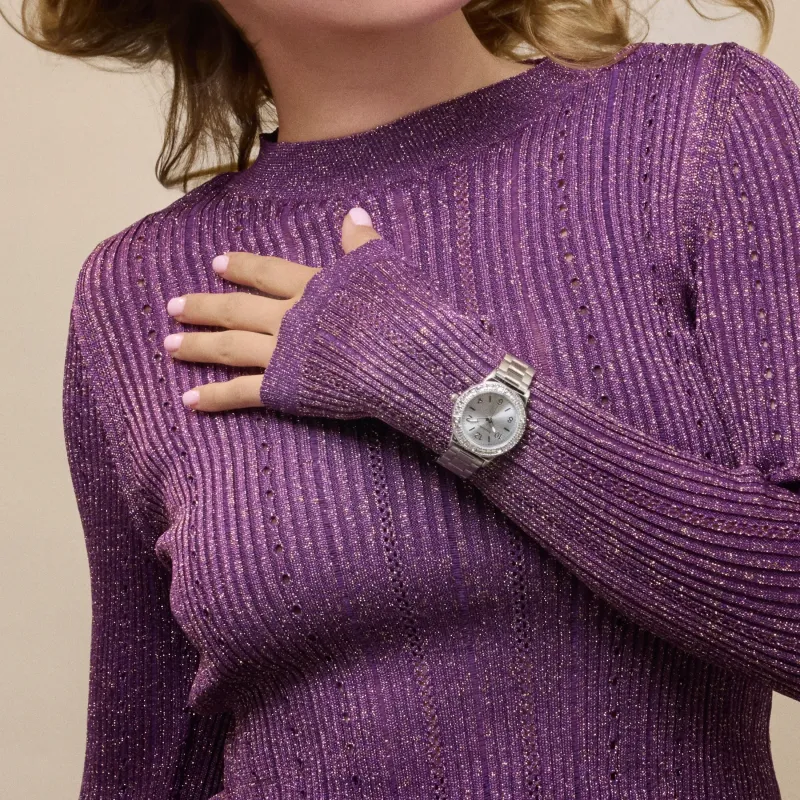 Reloj Mujer Britney Plateado | Radiant