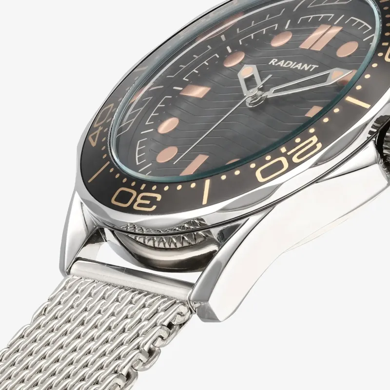 Reloj Hombre ChrisNegro/RoseGold| Radiant