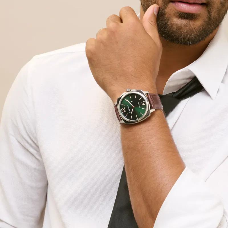 Reloj Hombre Paul Verde  | Radiant