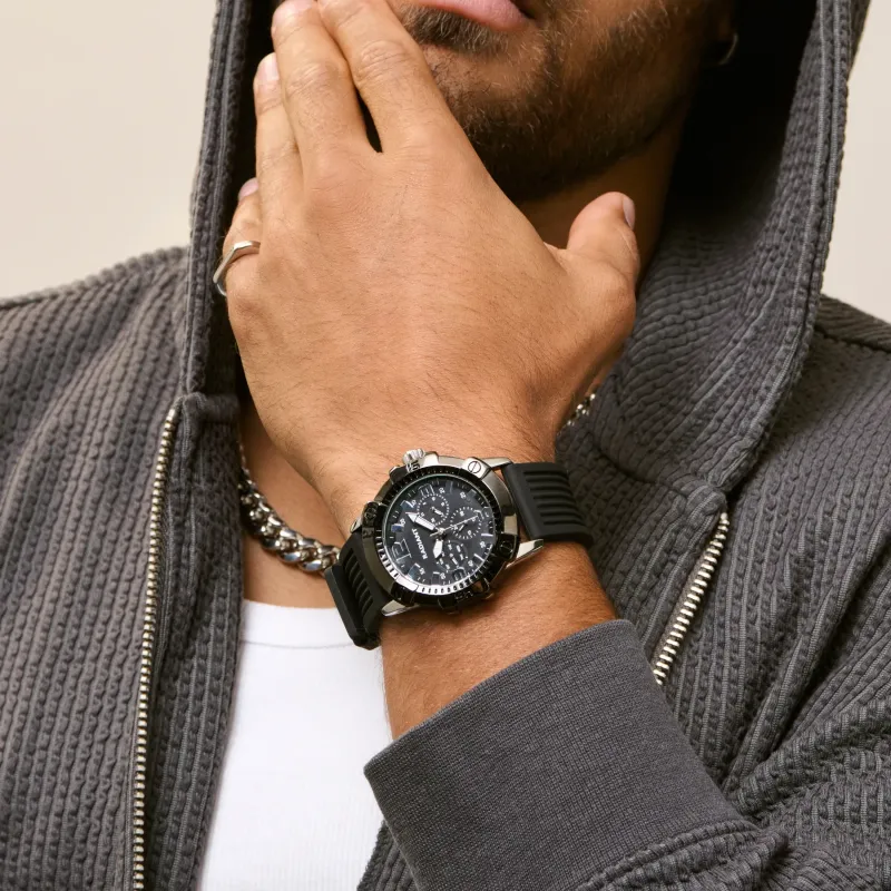 Reloj Hombre Eminem Negro/Plateado | Radiant