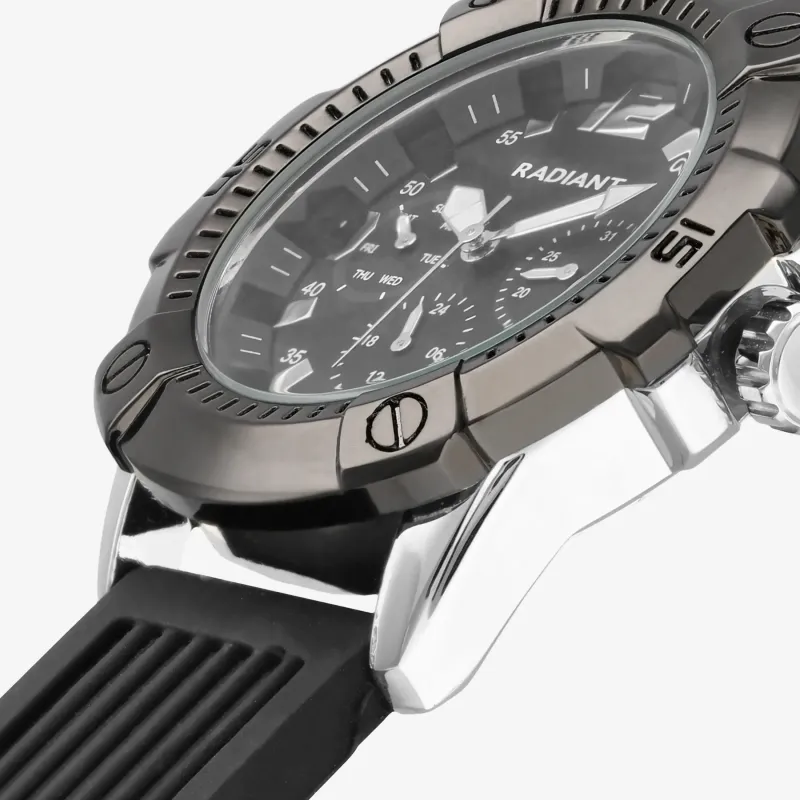 Reloj Hombre Eminem Negro/Plateado | Radiant