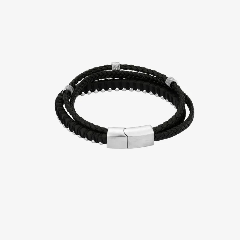 Pulsera Hombre Sierra Negra/Plata