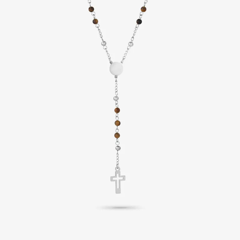 Collar Hombre Iconclast Piedras Marrón