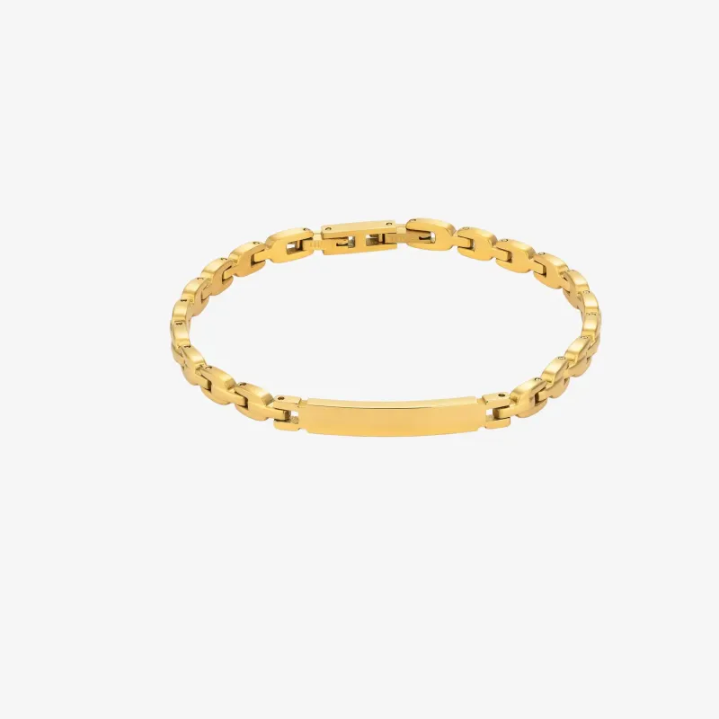 Pulsera Hombre Code Dorada