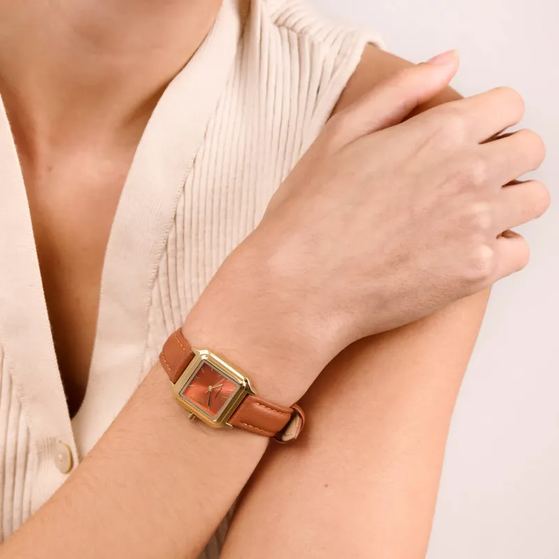 Reloj Mujer Coral Wave Marron | Radiant