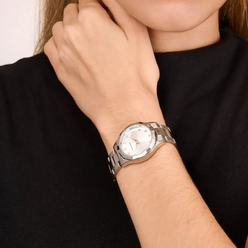 Reloj Mujer Velvet Sea Plateado | Radiant