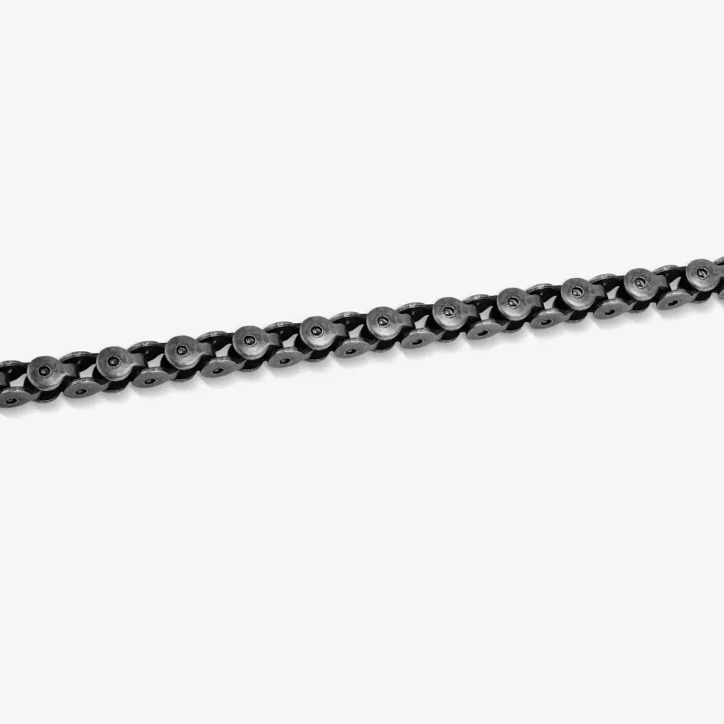 Pulsera Hombre Shadow Link Plateada | Radiant