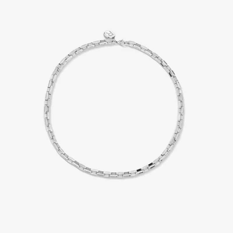 Collar Hombre Route Bloques Plateada | Radiant