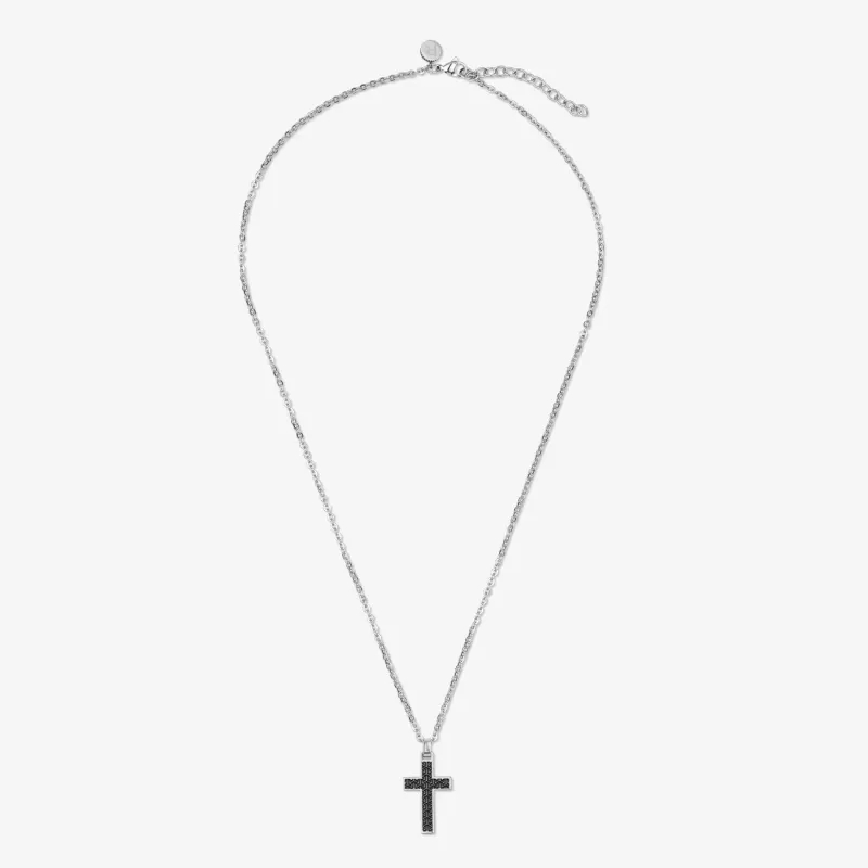 Collar Hombre Creed Cruz Negro | Radiant