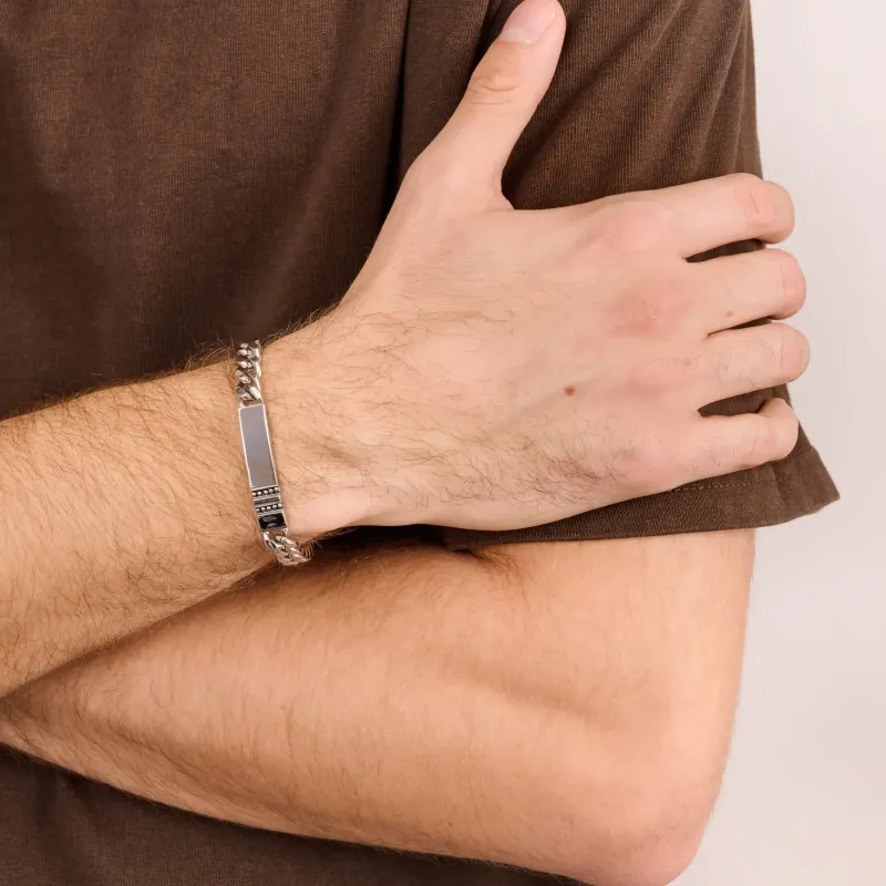 Pendientes Hombre Creed Cruz Negro | Radiant