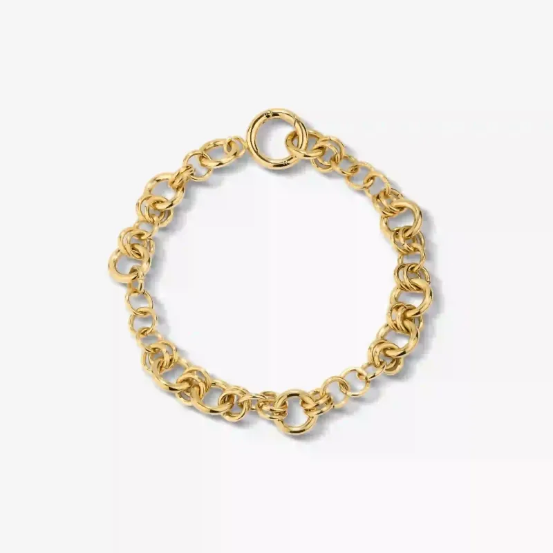 Pulsera dorada mujer de acero inoxidable | Radiant