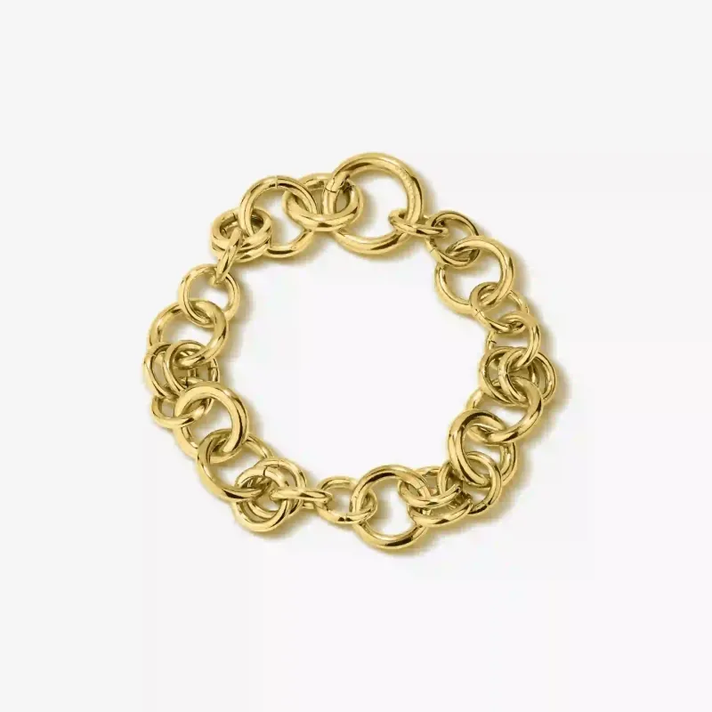 Pulsera dorada bold mujer de acero inoxidable | Radiant