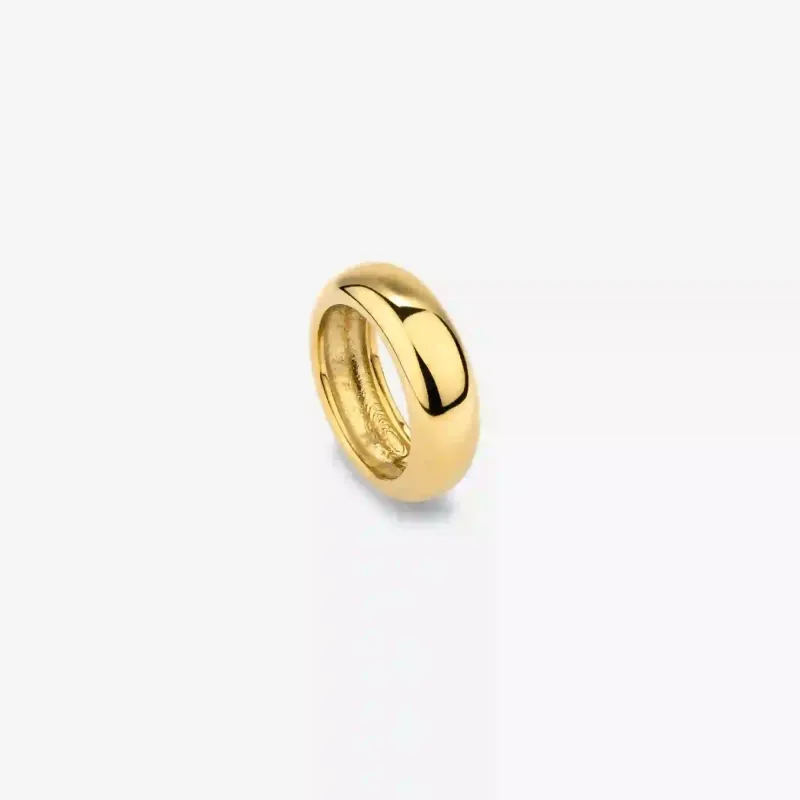 Anillo dorado bold mujer acero inoxidable | Radiant