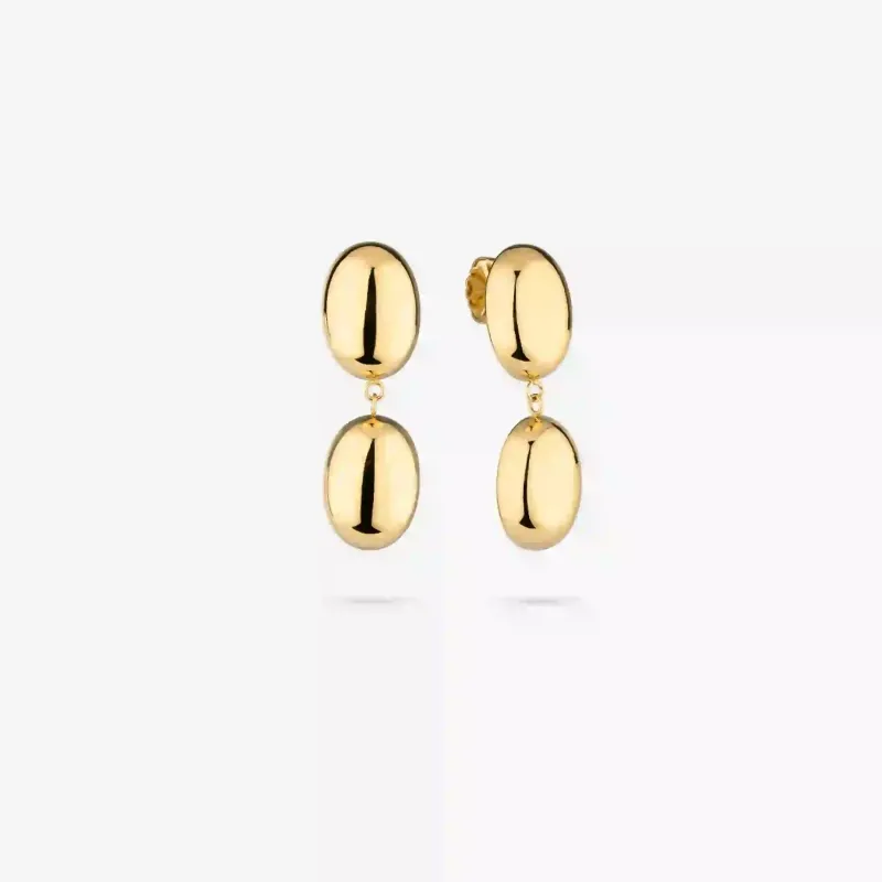 Pendientes dorados colgantes mujer Soulmate | Radiant