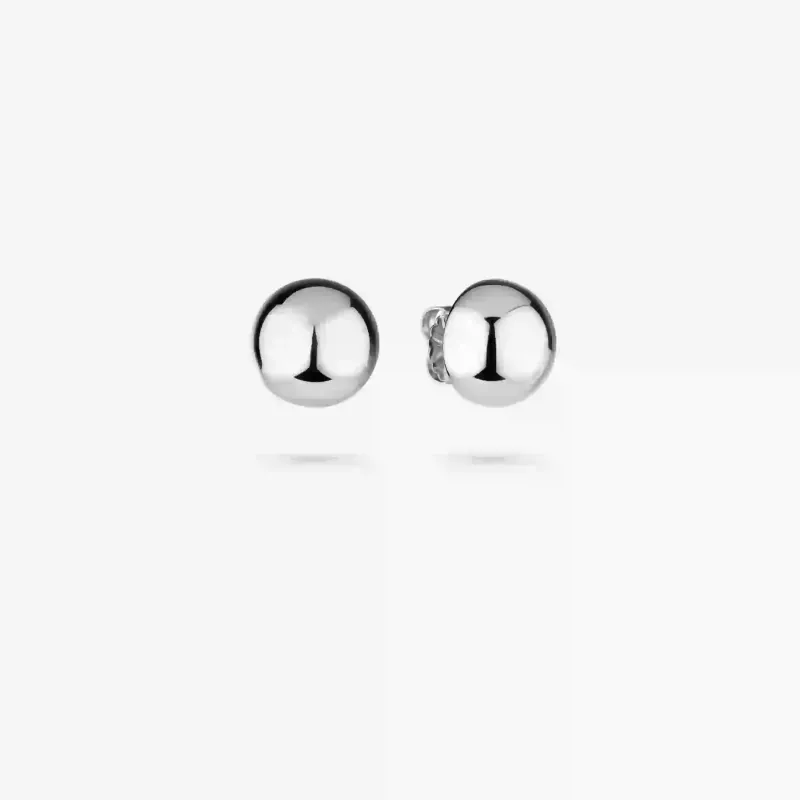 Pendientes plateados de esfera mujer Soulmate | Radiant