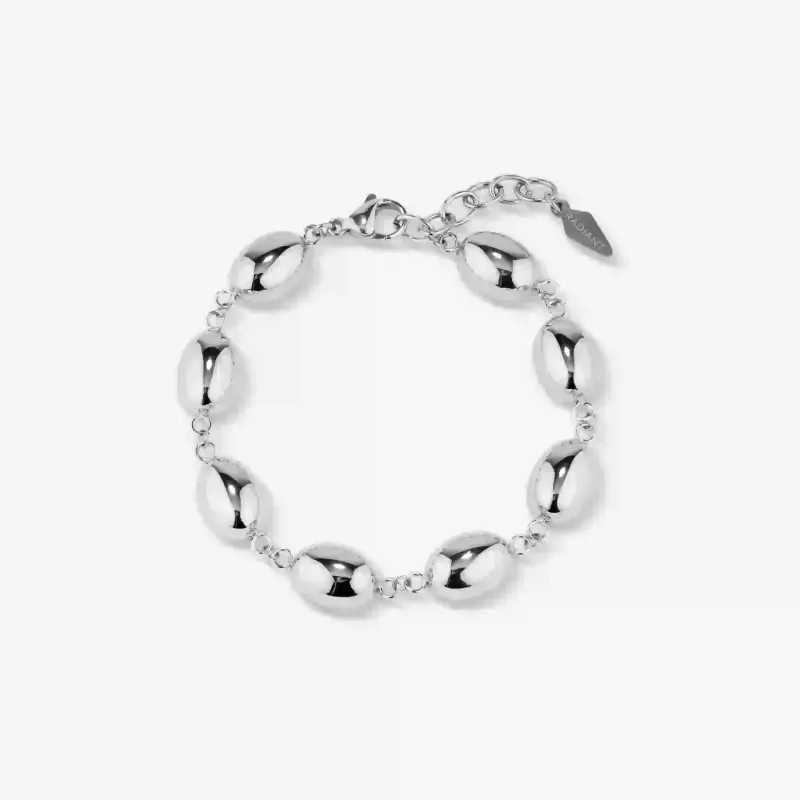 Pulsera plateada mujer drops Soulmate | Radiant