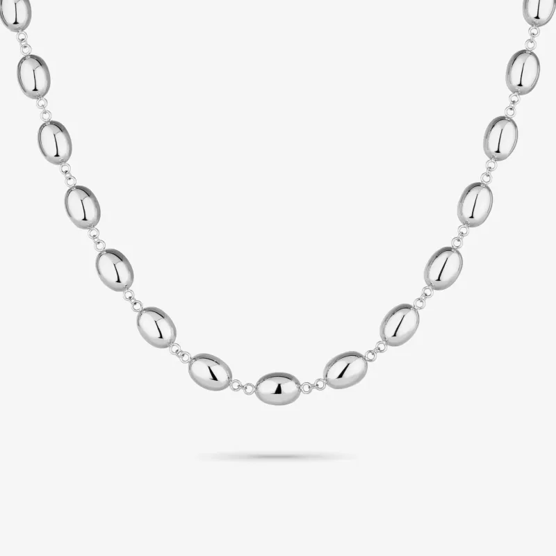 Collar plateado mujer gotas Soulmate | Radiant