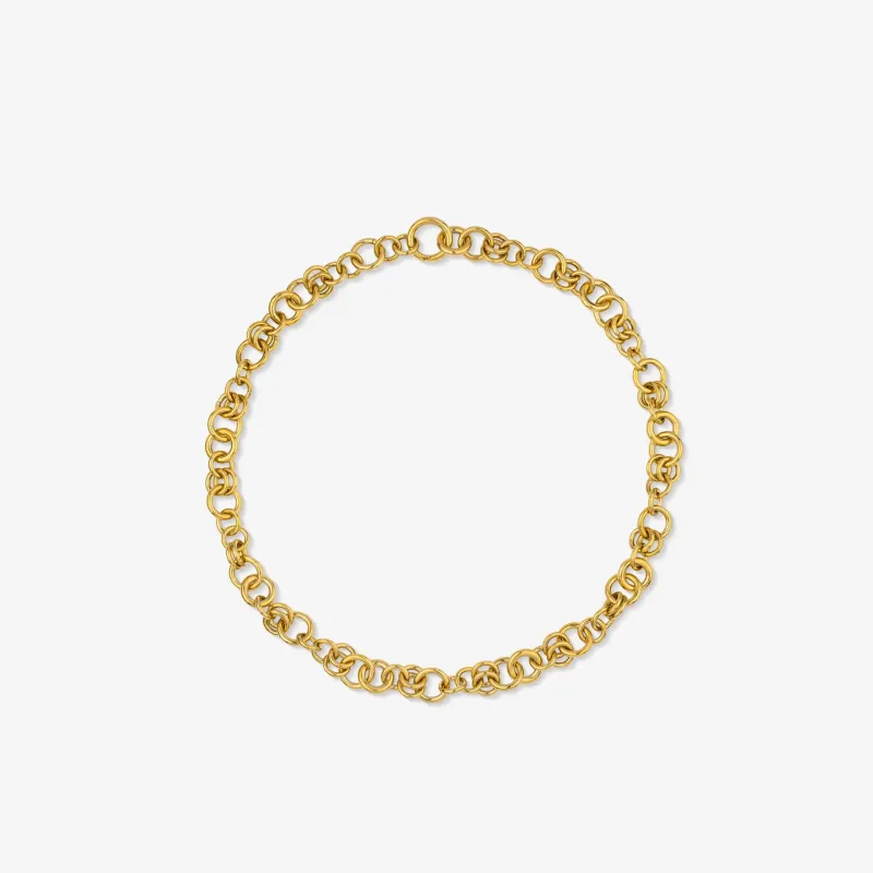 Collar dorado mujer cadena eslabones | Radiant