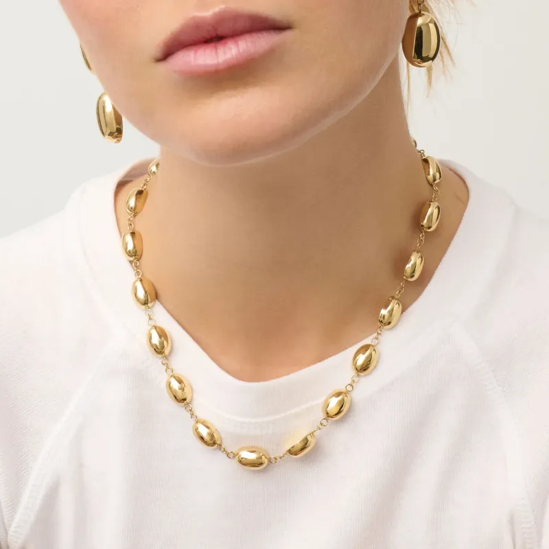 Collar dorado mujer gotas Soulmate | Radiant