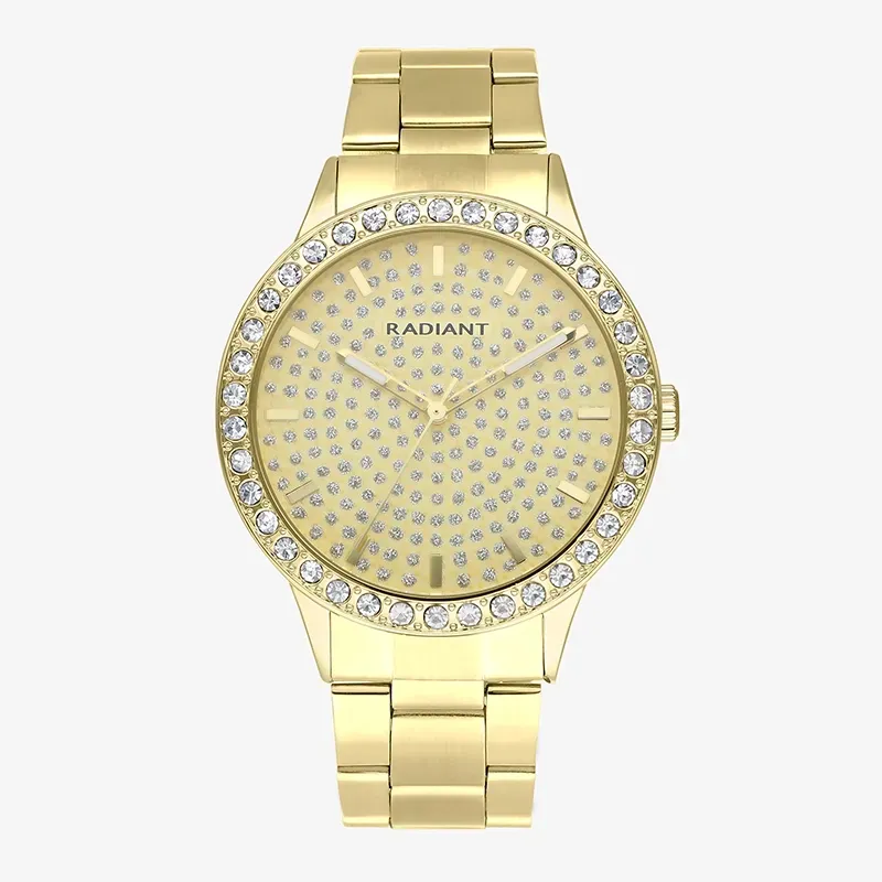 ECLIPSE 43MM WHITE DIAL GOLD BRAZ