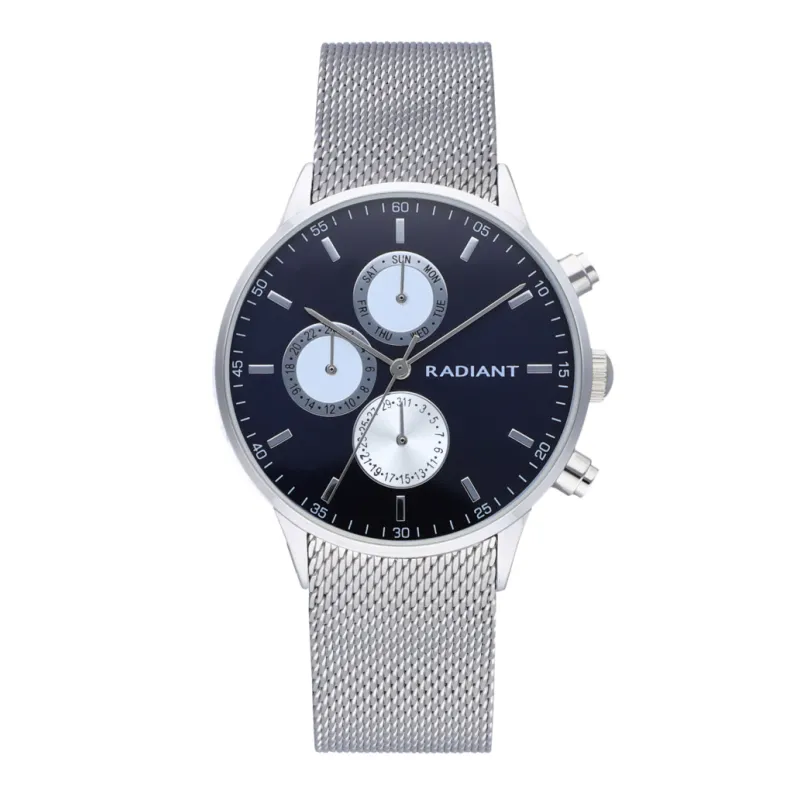 Reloj Hombre Makers Mesh Azul/Plateado