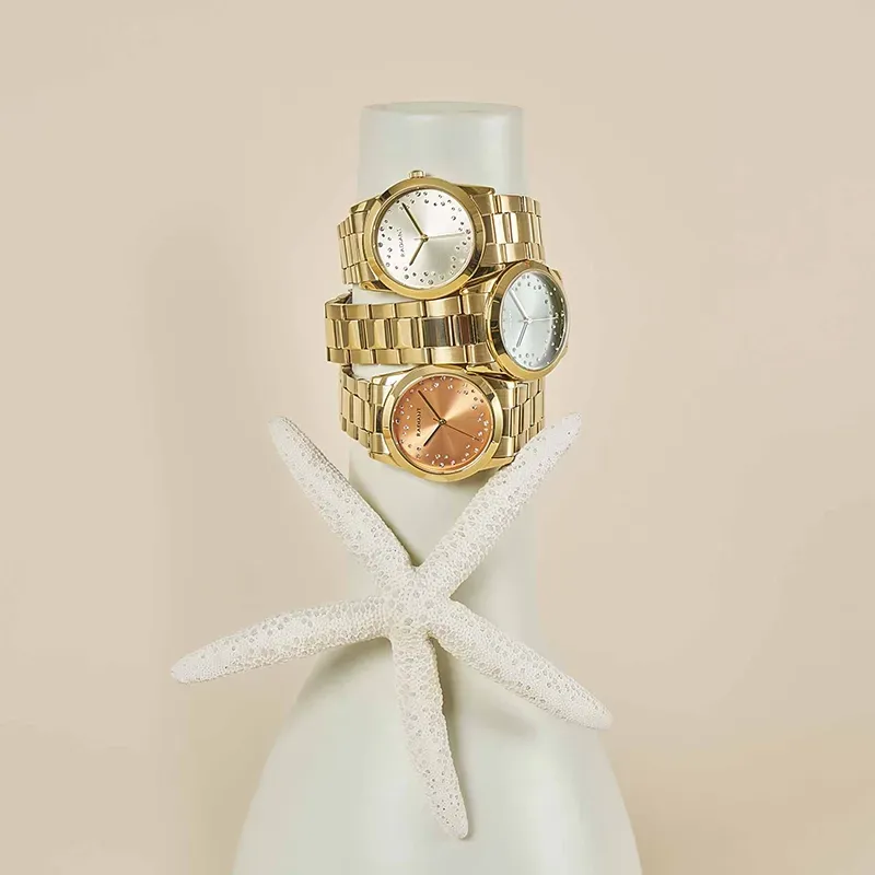 Reloj Mujer Fiji Champagne/Dorado