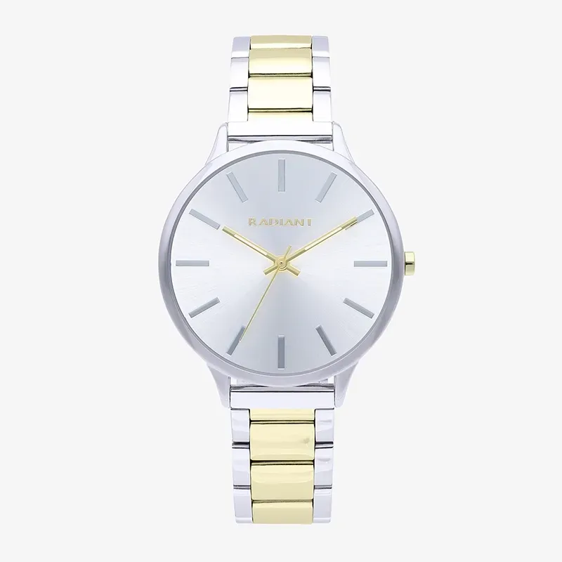 MYKONOS 38MM SILVER DIAL BITONE IPG BRA