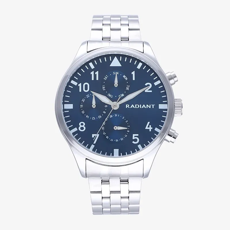 Reloj Hombre Caiman Azul/Plateado