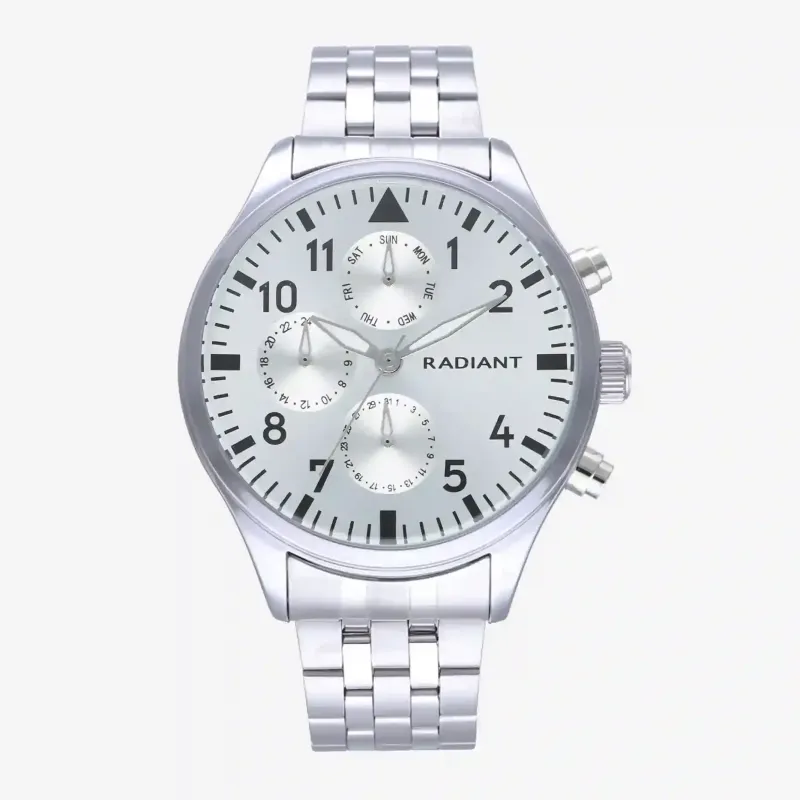Reloj Hombre Caiman Plateado