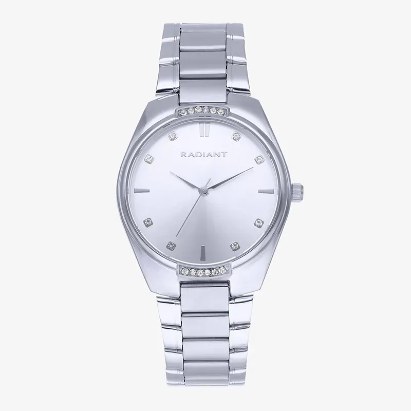 Reloj Mujer Tais 36MM Plata Plata Brazalete, Acero, Plateado Radiant