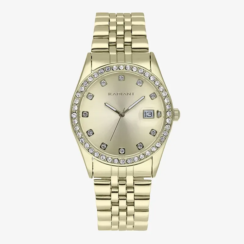 Reloj Mujer Nabya 36MM Oro IPG Brazalete, Acero, Dorado Radiant