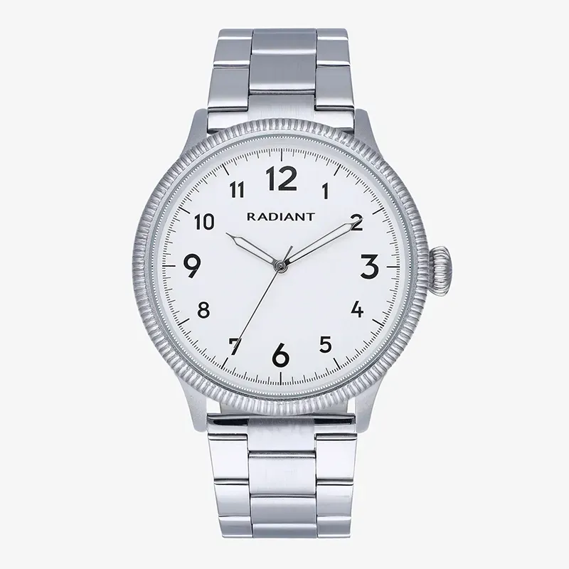 Reloj Hombre Timmy 44MM SS Brazalete, Acero, Plateado Radiant